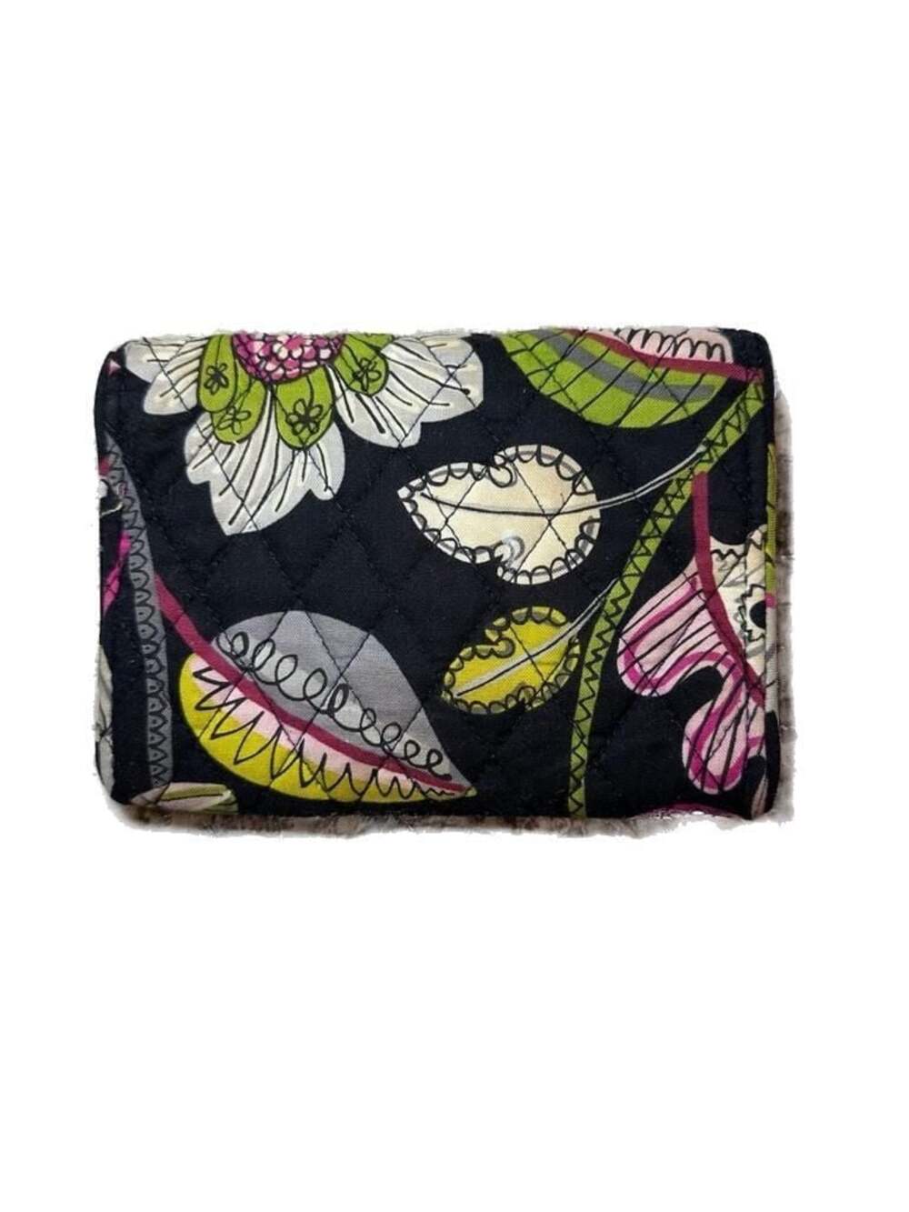 Vera Bradley Quilted Turn-Lock Wallet in Floral Pattern - Picture 4 of 4